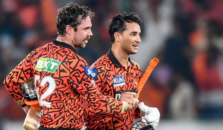 Sunrisers Hyderabad openers Travis Head and Abhishek Sharma 